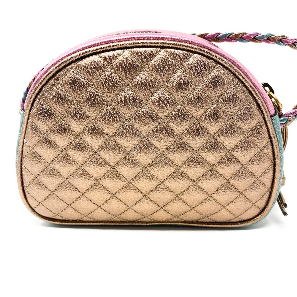GUCCI Trapuntata Crossbody Shoulder Bag Pink Green - Picture 6 of 15